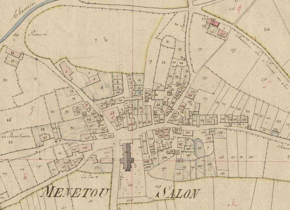 Cadastre Bourg Bas 1828