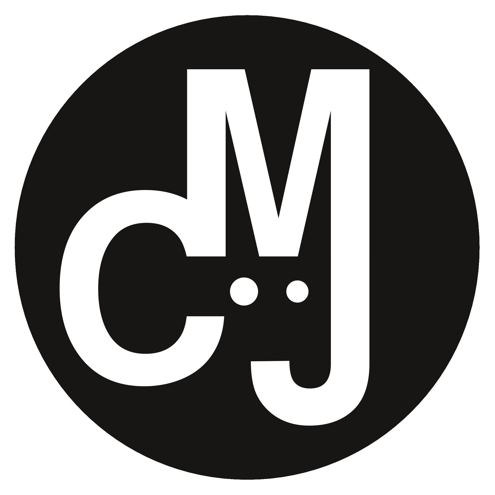 logo CMJ noir et blanc