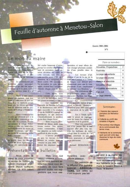 Bulletin 2003 2004